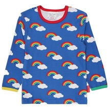 Toby Tiger Langarmshirt mit Regenbogen Print 1 St