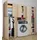 VCM Mehrzweckschrank Lona 70,2 x 39,0 x 183,0 cm Braun