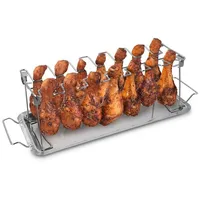 Navaris Chicken Wings Hähnchenschenkel Rack - Backofen Grill Halter