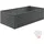Tectake Hochbeet Pflanzbeet 200 x 100 x 62 cm Grau