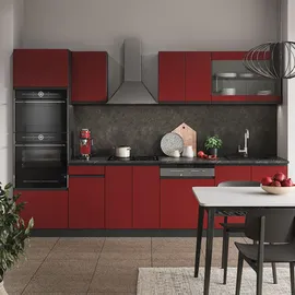 Vicco Küchenzeile R-Line 300 cm Rot