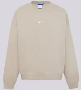 NIKE SWEATSHIRT G NSW STUDIO FLC BXY OS LBR GIRL - Beige - 147-158