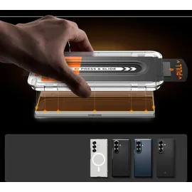 SPIGEN EZ Fit Pro HD 1 Pack - Samsung Galaxy Z Fold7, Spigen Glas.tR mit Installation Tray 1er für die Handyhülle für