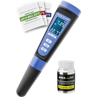 Arka myAQUA pH/TDS/EC Messgerät - Wasserqualitätstester für pH, TDS,