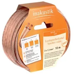 Inakustik 10m Star Speaker Cable Audio-Kabel Transparent