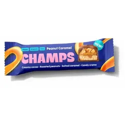 CHAMPS Erdnuss Karamell Riegel bio