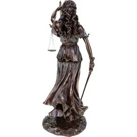 Veronese by Joh. Vogler GmbH Veronese Justitia Figur 35cm Bronzierte Göttin der Gerechtigkeit