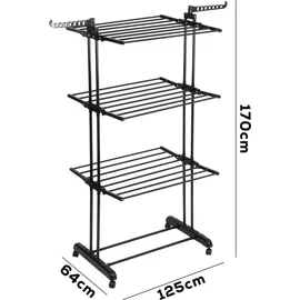 VILDE 1,25 m schwarz