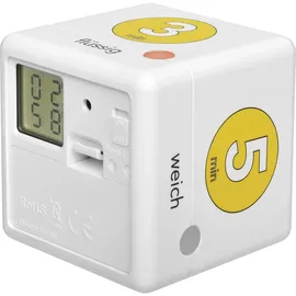 TFA Dostmann Cube-Timer Eieruhr gelb digital