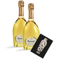 Ruinart 2er Set Blanc de Blancs Brut Champagne 2x 0,75L (12,5% Vol)- [Enthält S