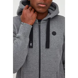!Solid Kapuzensweatjacke SOLID grau XXL