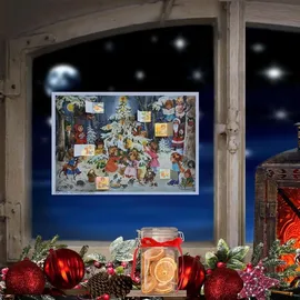 Richard Sellmer Verlag Nostalgischer Adventskalender Spiel und Spass am Weihnachtsbaum