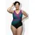 Ulla Popken Badeanzug Damen Schwarz 54