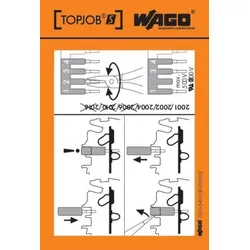 Wago 210-400/2000-002 Handhabungsaufkleber 2104002000002  - 100 Stück
