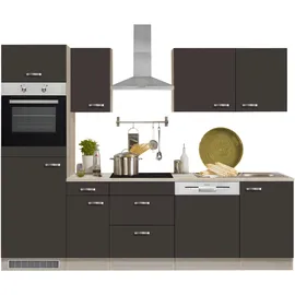 OPTIFIT Küchenzeile Faro 270 cm grau