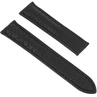 Maurice Lacroix Pontos Ersatzband für Klemmschließe Leder schwarz ohne Emblem, Stegbreite:21mm