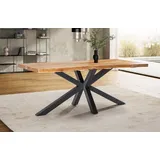 Main Möbel Baumtisch 220 x 76 x 80 cm schwarz