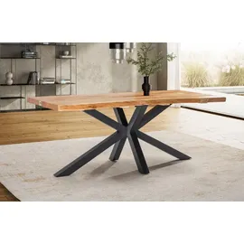 Main Möbel Baumtisch 220 x 76 x 80 cm schwarz
