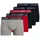 JACK & JONES Chector Solid Boxershorts Rot S 5er Pack