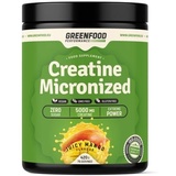 GreenFood Nutrition Performance Creatine Micronized, 420g Juicy Mango