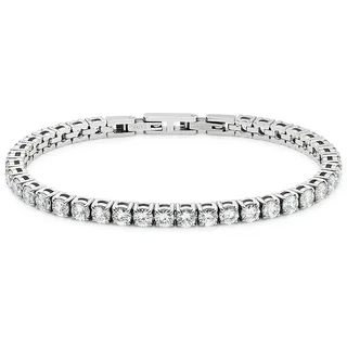 Bruno Banani Tennisarmband Edelstahl weiß 19542713-0 Größe 19 cm