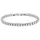 Bruno Banani Tennisarmband Edelstahl weiß 19542713-0 Größe 19 cm