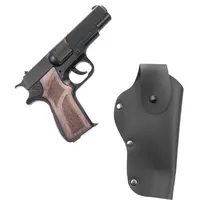 Gonher 1125/6 - Pistole und Holster 8-Schuss, schwarz