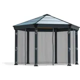 CANOPIA Pavillon Roma Moskitonetz 225x235 cm, grau