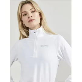 Craft Core Gain Midlayer 1/2-Zip Langarmshirt Damen 900000 white XL