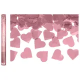 Partydeco Konfettishooter Herzen Rosegold 60cm