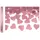 Partydeco Konfettishooter Herzen Rosegold 60cm