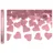 Partydeco Konfettishooter Herzen 60 cm roségold/rosa
