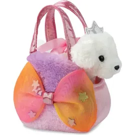 AURORA Fancy Pals Big Bow Princess Puppy 20 cm Weiß/Pink