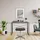 HJH Office Hocker Polyester 38 x 49 x 38 cm Schwarz