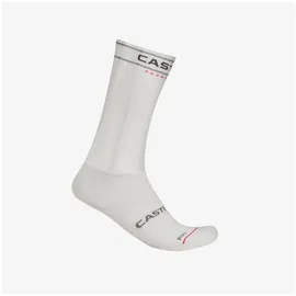 Castelli Fast Feet 4 Fahrradsocken 2 Paar Grau/Weiß 40-43