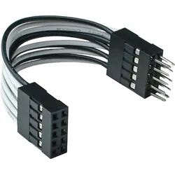 InLine USB 2.0 Verl. - intern - 2x 5pol Pfostenstecker auf Pfostenbuchse - 0,05m