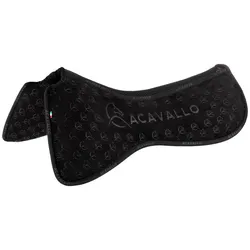 Acavallo Withers Free Memory Foam Pad Silicon Grip System Dressage, Black