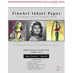Hahnemühle Digital FineArt - Seidig - A4 (210 x 297 mm) 12 Blatt Fotopapier (Pac...