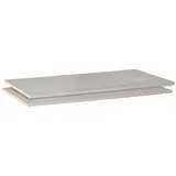 Rauch Einlegeböden 2er Set ORANGE, Grau - 88 x 48 cm - Texline Dekor - 2er Set