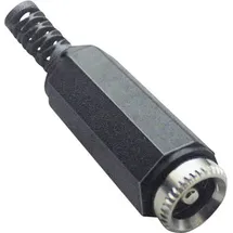 TRU Components Niedervolt-Steckverbinder Buchse, gerade 3.5mm 1.3mm 1St.