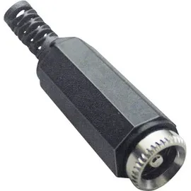 TRU Components Niedervolt-Steckverbinder Buchse, gerade 3.5mm 1.3mm 1St.