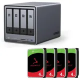 UGREEN NASync DXP4800 Plus 16 TB HDD Grau