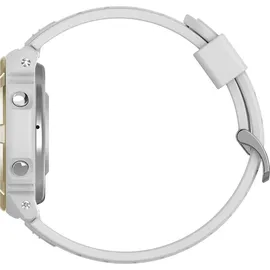 Maxcom Fw100 BT 40 mm Kunststoffgehäuse Weiß Sportarmband Weiß One Size