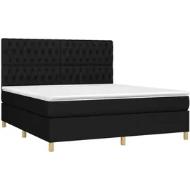 vidaXL Boxspringbett 180 x 200 cm Schwarz