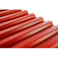 PVC-Wellplatte Trapez 200 x 90 cm rot