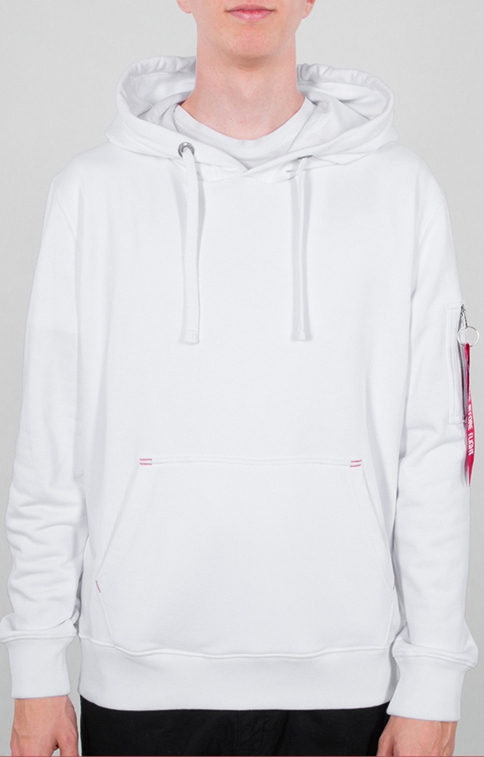 Alpha Industries RBF Latex Hoodie, weiss, Größe 2XL für Männer