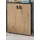 inn.furn Badezimmer Kommode in Eiche und Grau 60 cm Livia