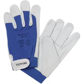 tecwerk Handschuhe Donau Gr.11 natur/blau EN 388 PSA II