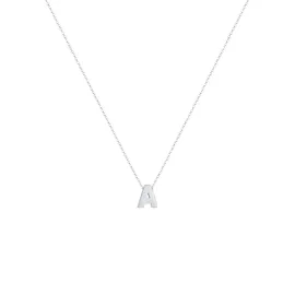 Elli Kette mit Anhänger Buchstabe A Silber