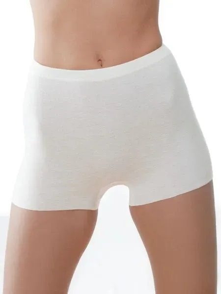 Medima Unterwäsche Schlüpfer (Boxershort) - 20% Angora - weiss Damen (Gr. XL)